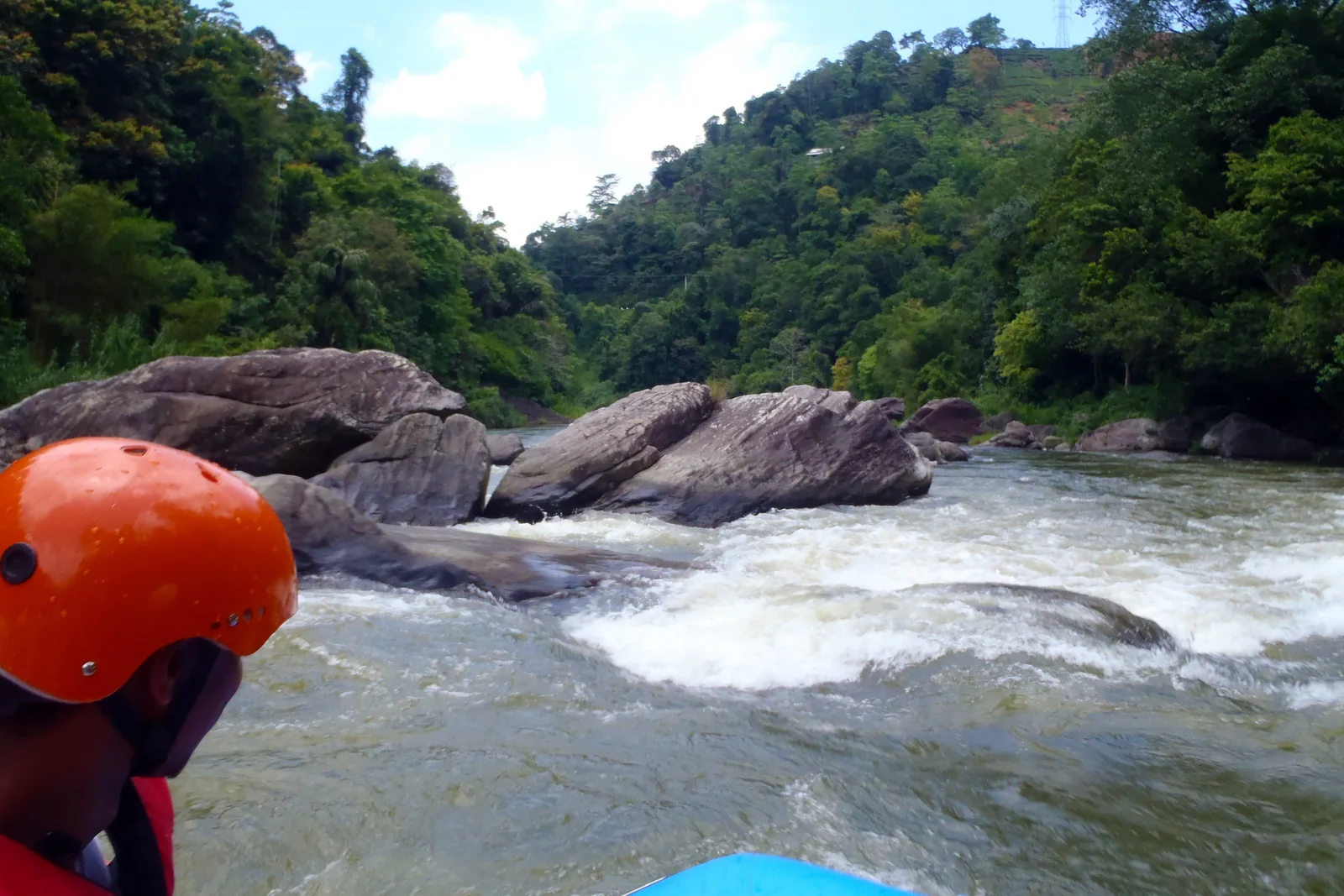 White-water rafting at Kitulgala, Sri Lanka